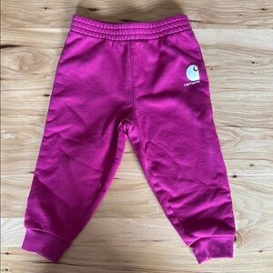 Carhartt Toddler Pink Sweatpants